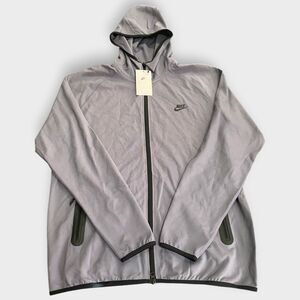 Nike Tech Athletic Full Zip Carbon Gray Jacket FD4501-003 Mens size L New w/Tags